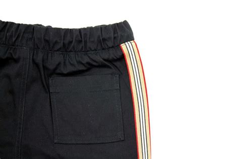 pantalone burberry righe